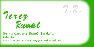 terez rumpl business card